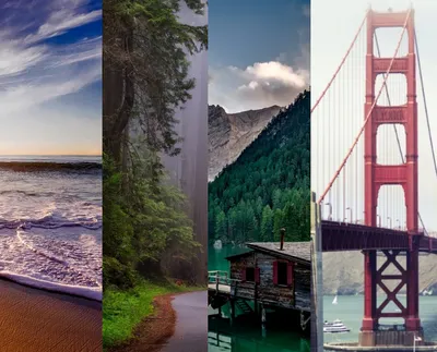 vacances lieux différents montage